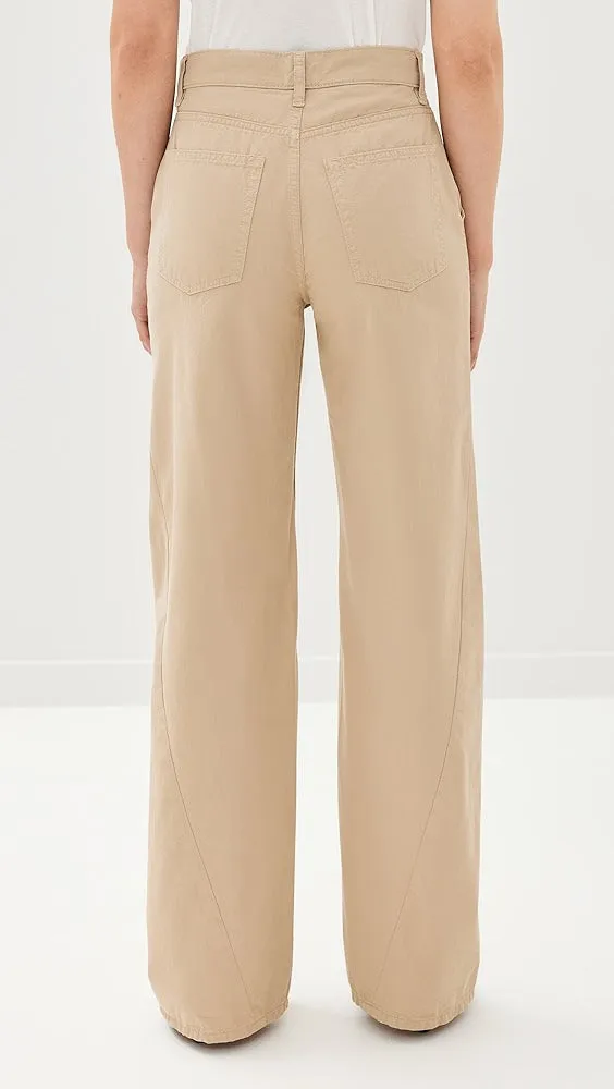 Anine Bing Briley Pant in Taupe