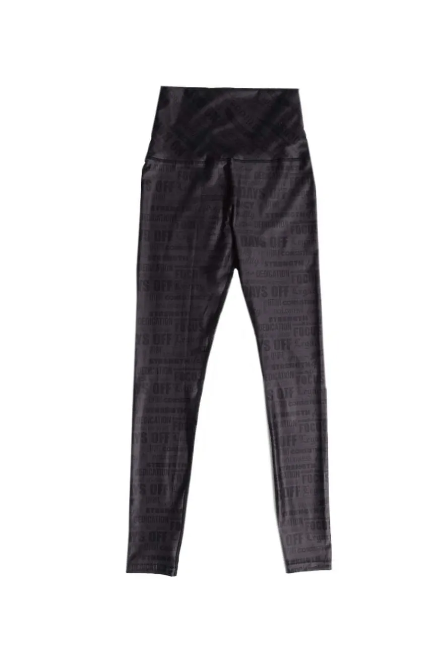 Black on Black Manifesto Leggings