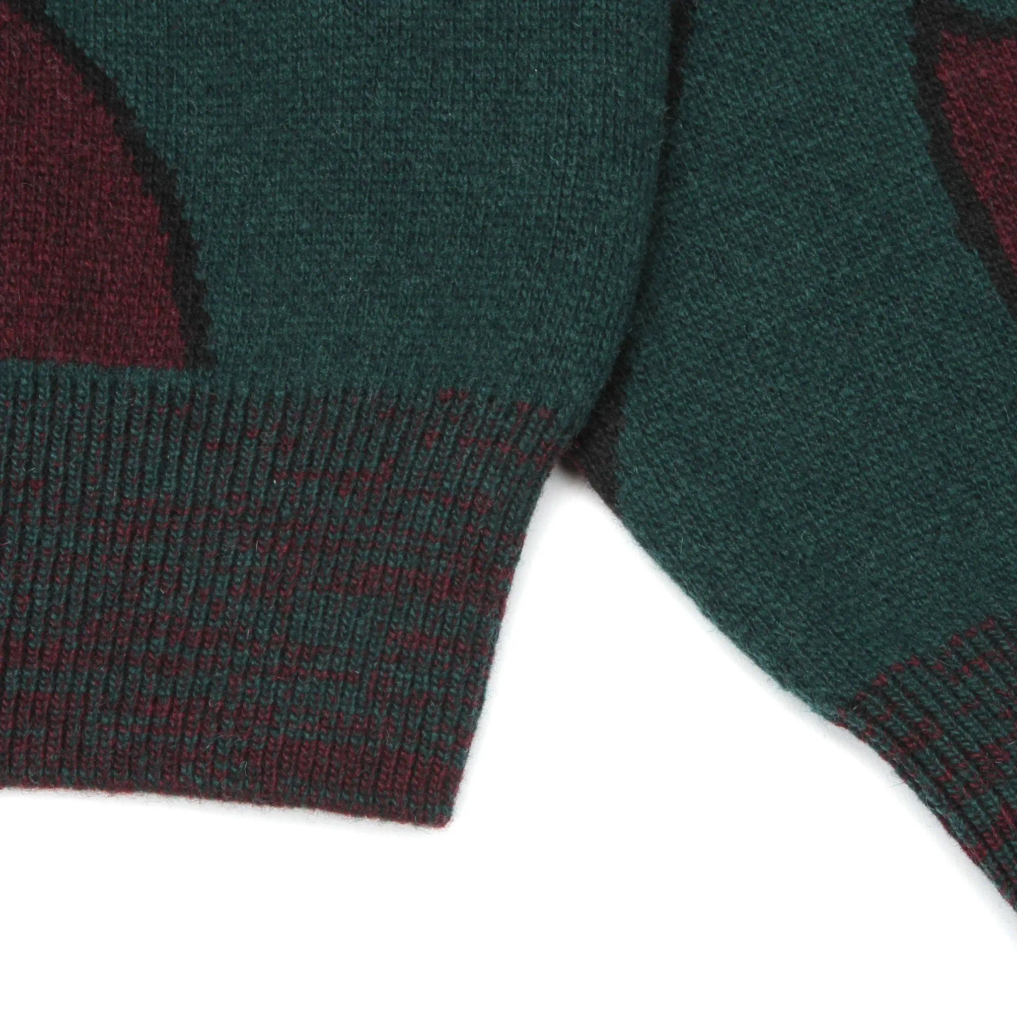 Distorted Waves Knitted Pullover
