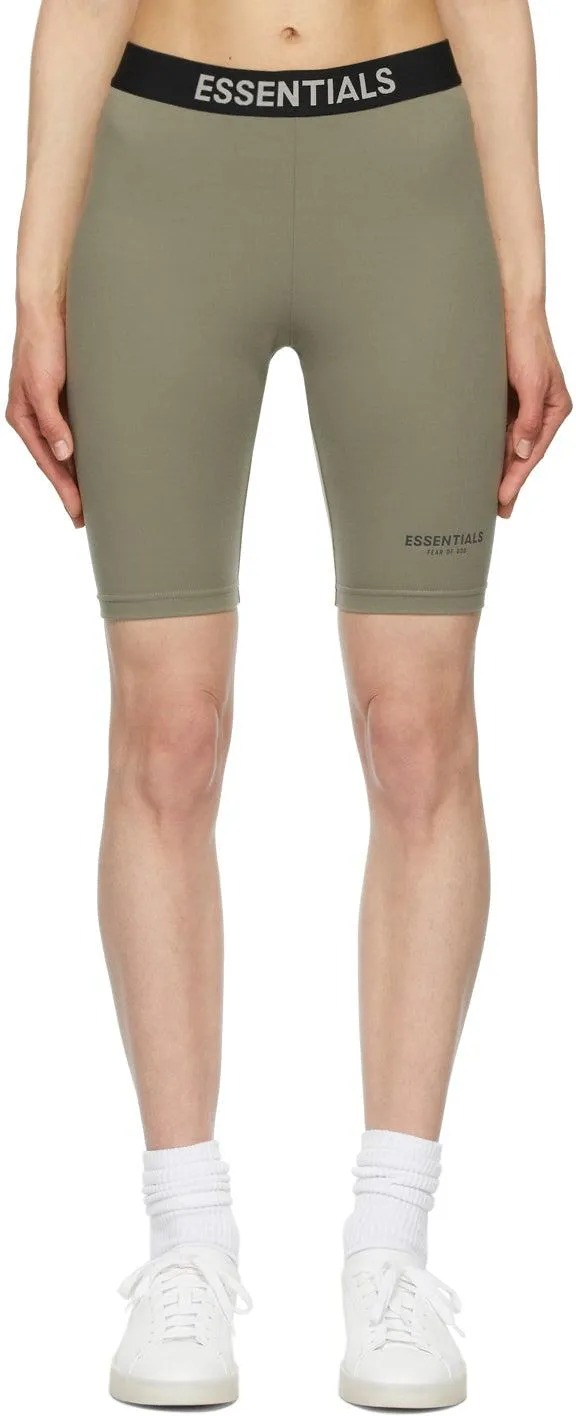 Essentials Grey Athletic Bike Shorts