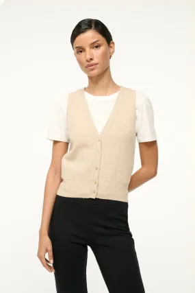 Ficus Sweater Vest Stone