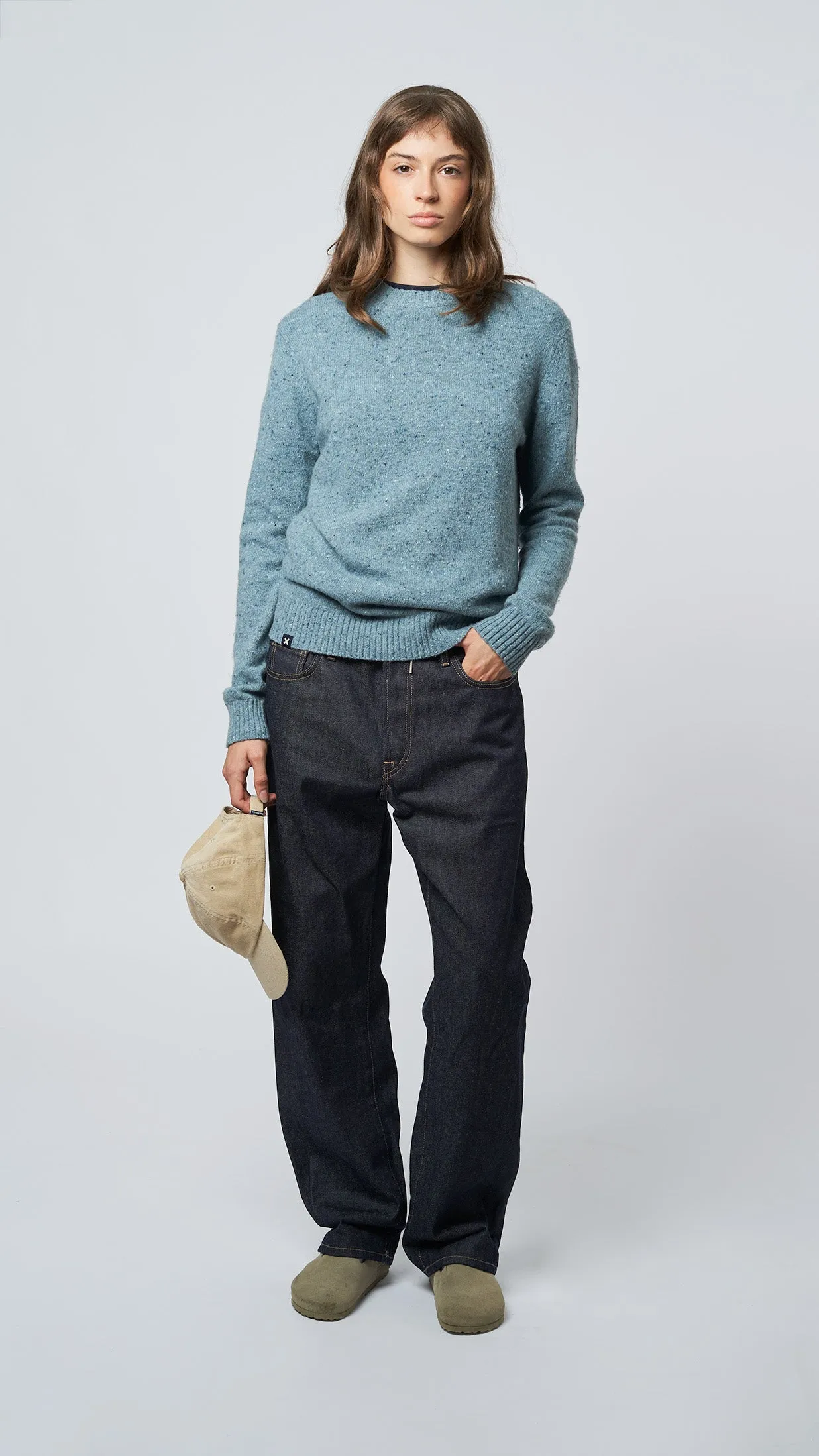 JERSEY KNITTED PATH SKY BLUE