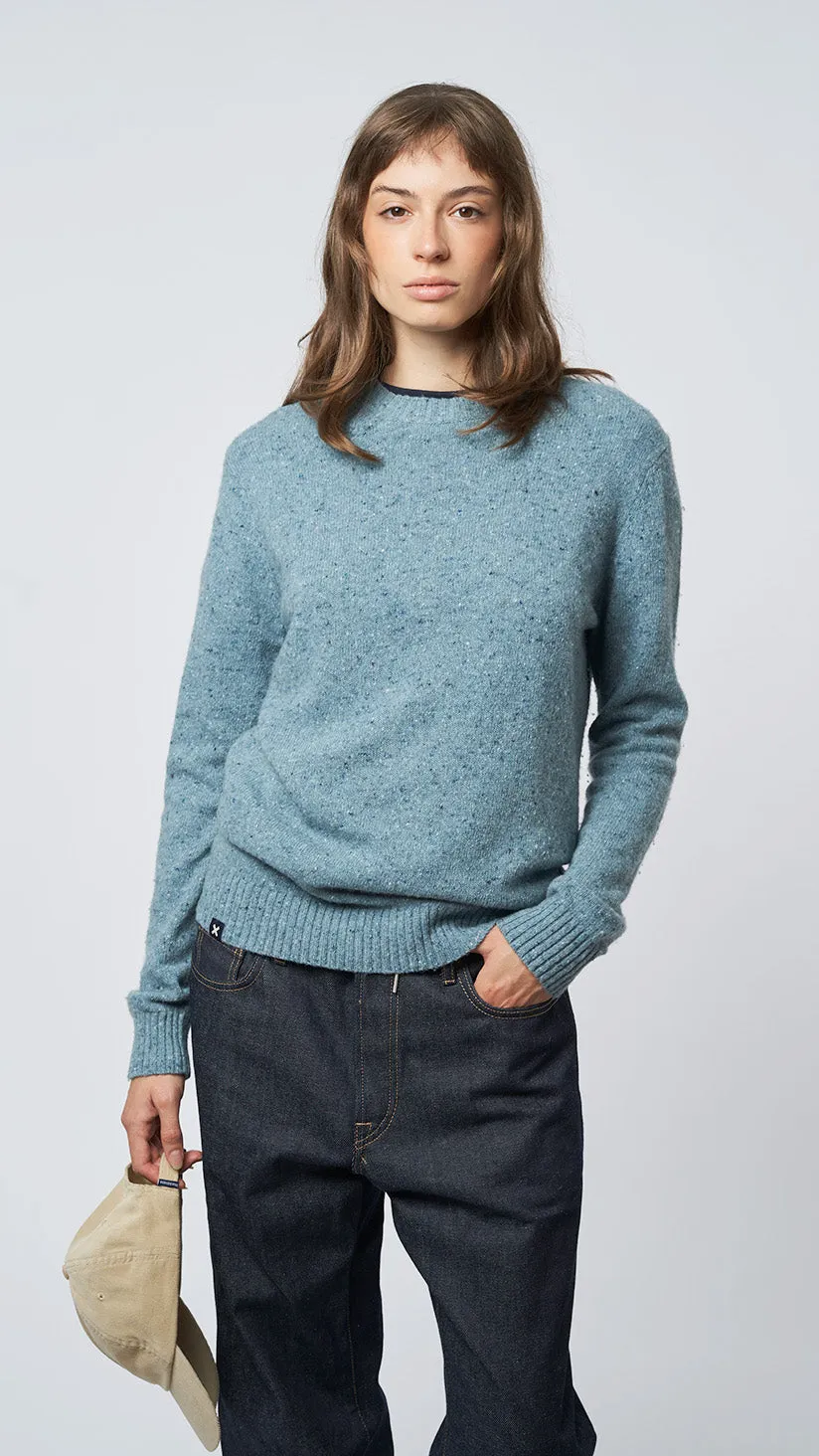 JERSEY KNITTED PATH SKY BLUE