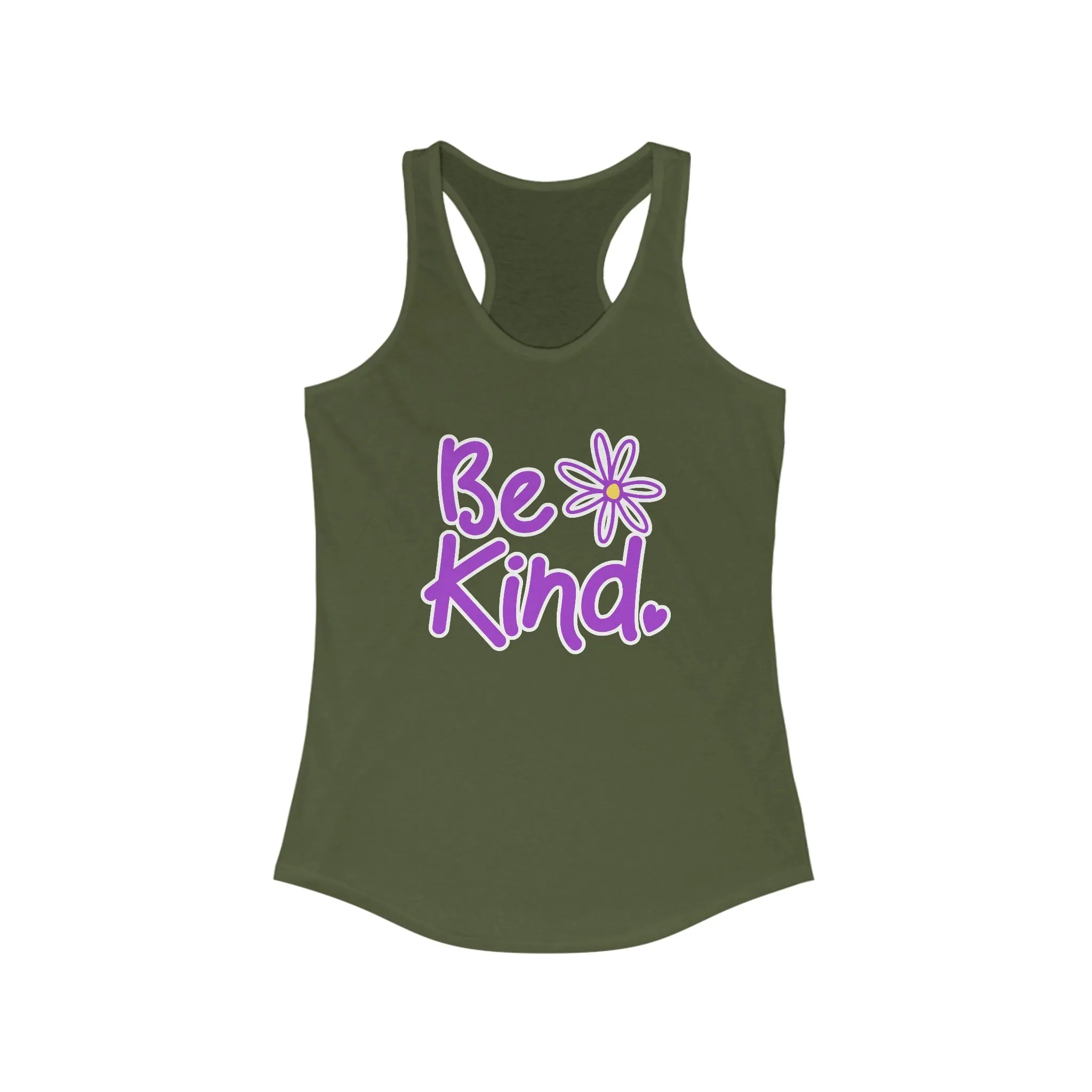 Kathryn the Grape Be Kind Racerback Tank - Inspirational Women's Activewear