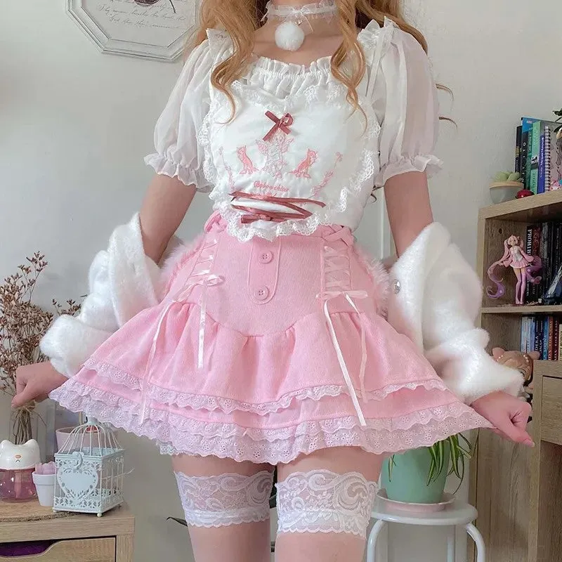 Kawaii Style Mini Skirt