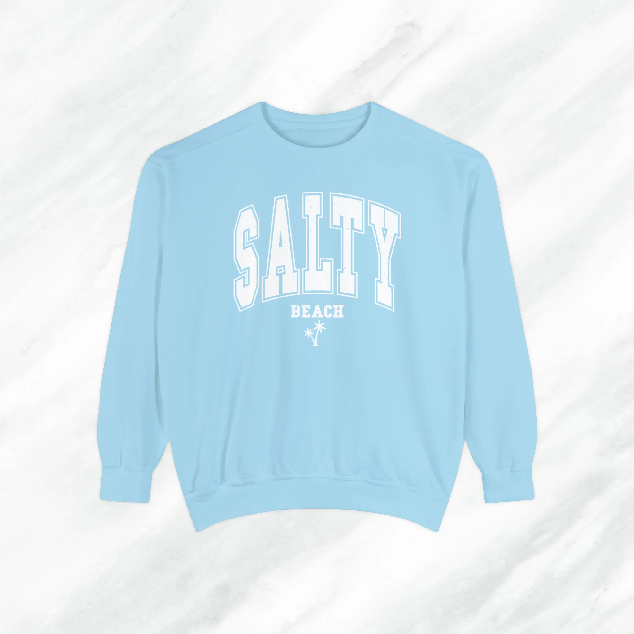 Salty Beach Crewneck Sweatshirt
