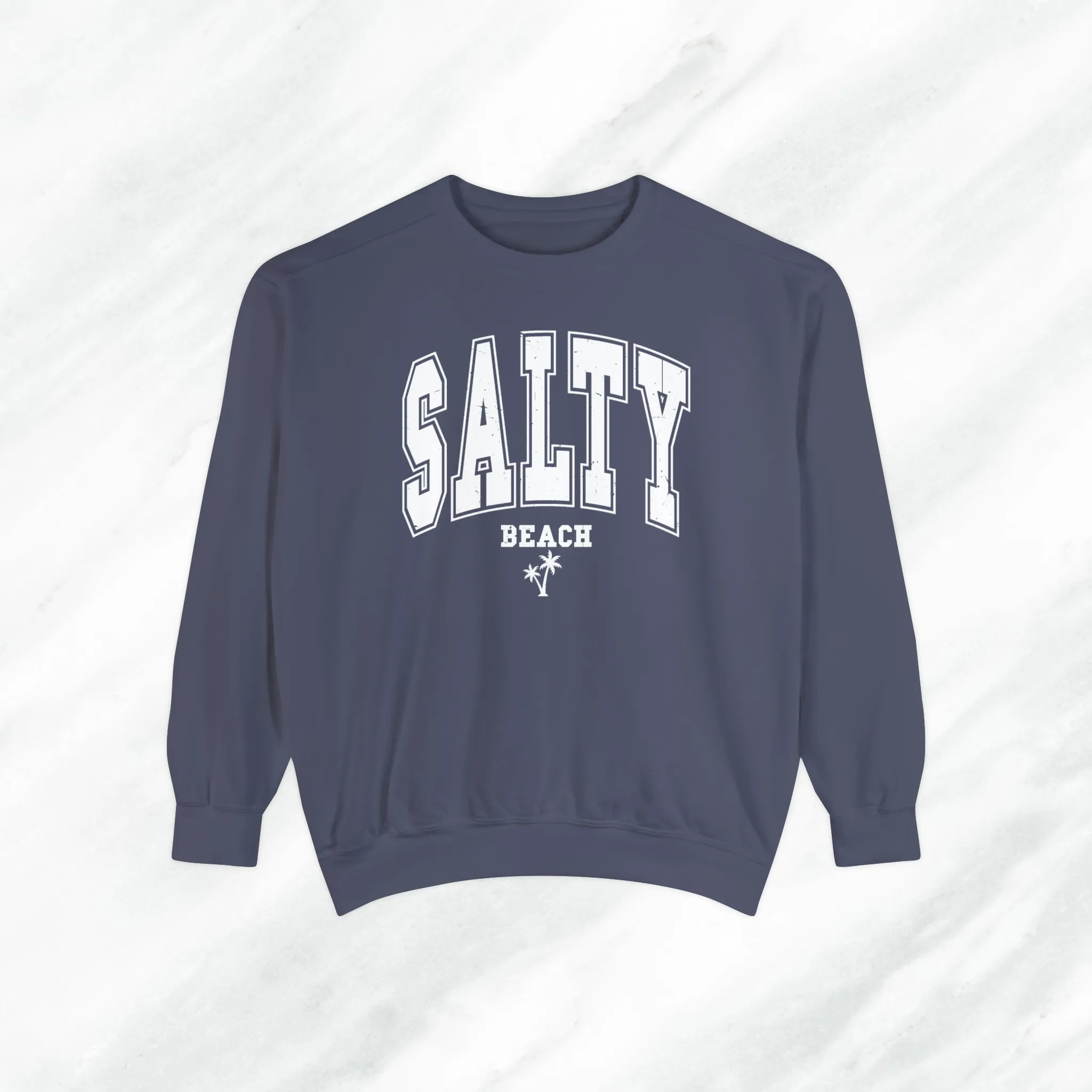 Salty Beach Crewneck Sweatshirt