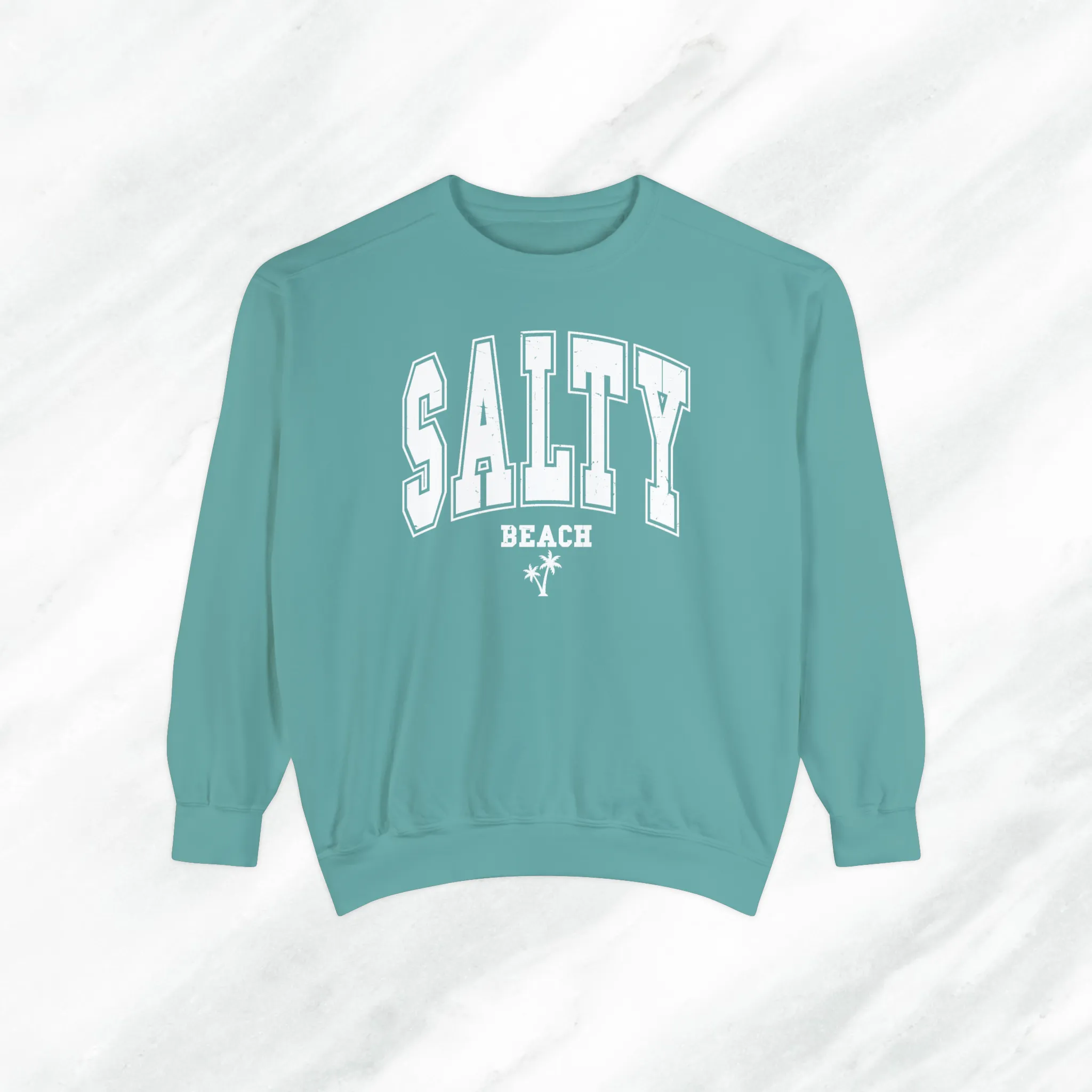 Salty Beach Crewneck Sweatshirt