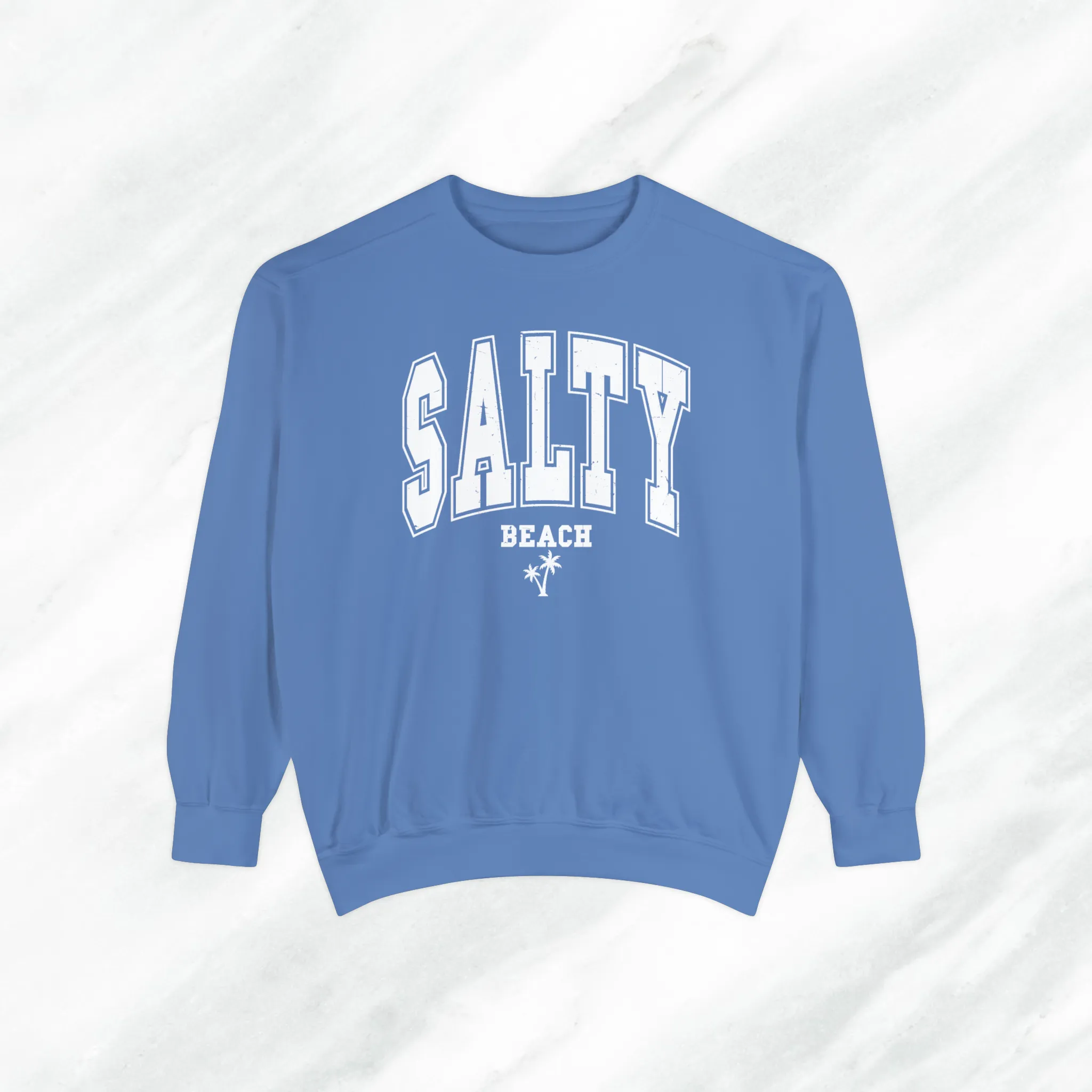 Salty Beach Crewneck Sweatshirt