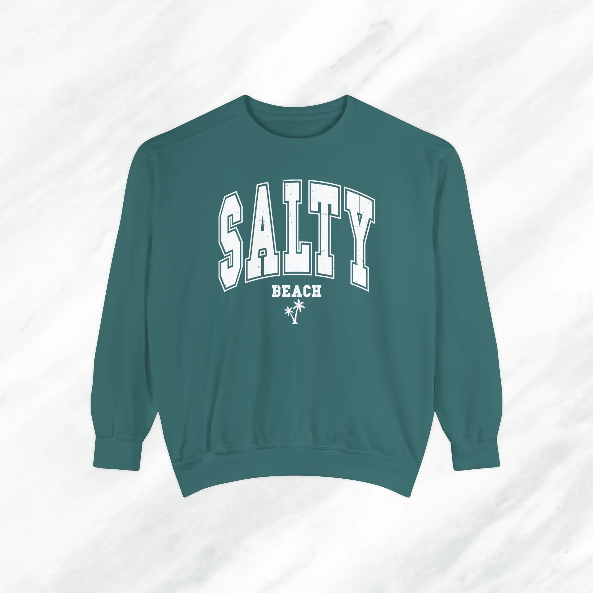 Salty Beach Crewneck Sweatshirt