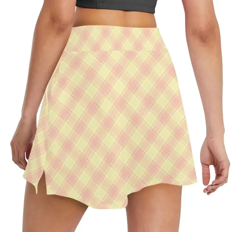 Swing Your Way into Style with This Plaid Athletic Skirt