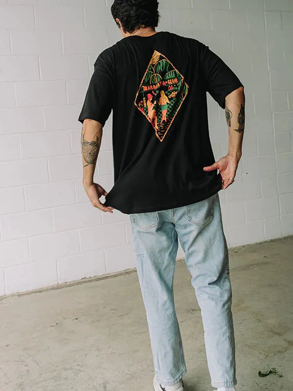 THE CLUBHOUSE MARGARITA CLUB TEE | BLACK