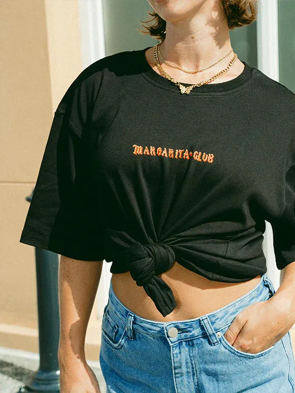 THE CLUBHOUSE MARGARITA CLUB TEE | BLACK