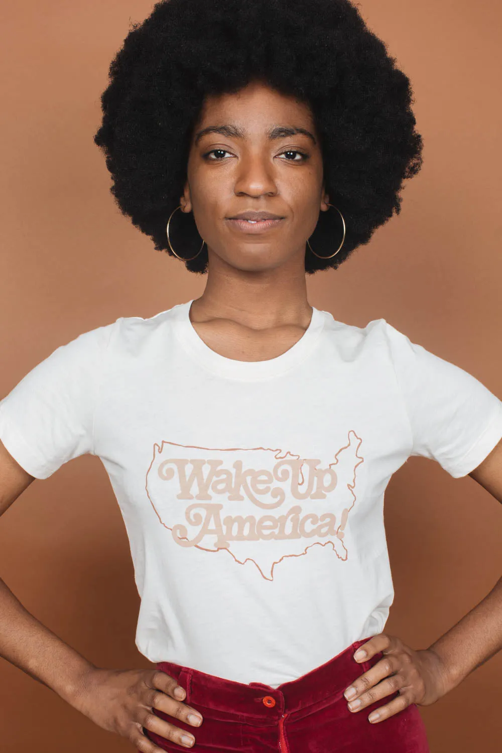 Wake Up America Shirt for Women