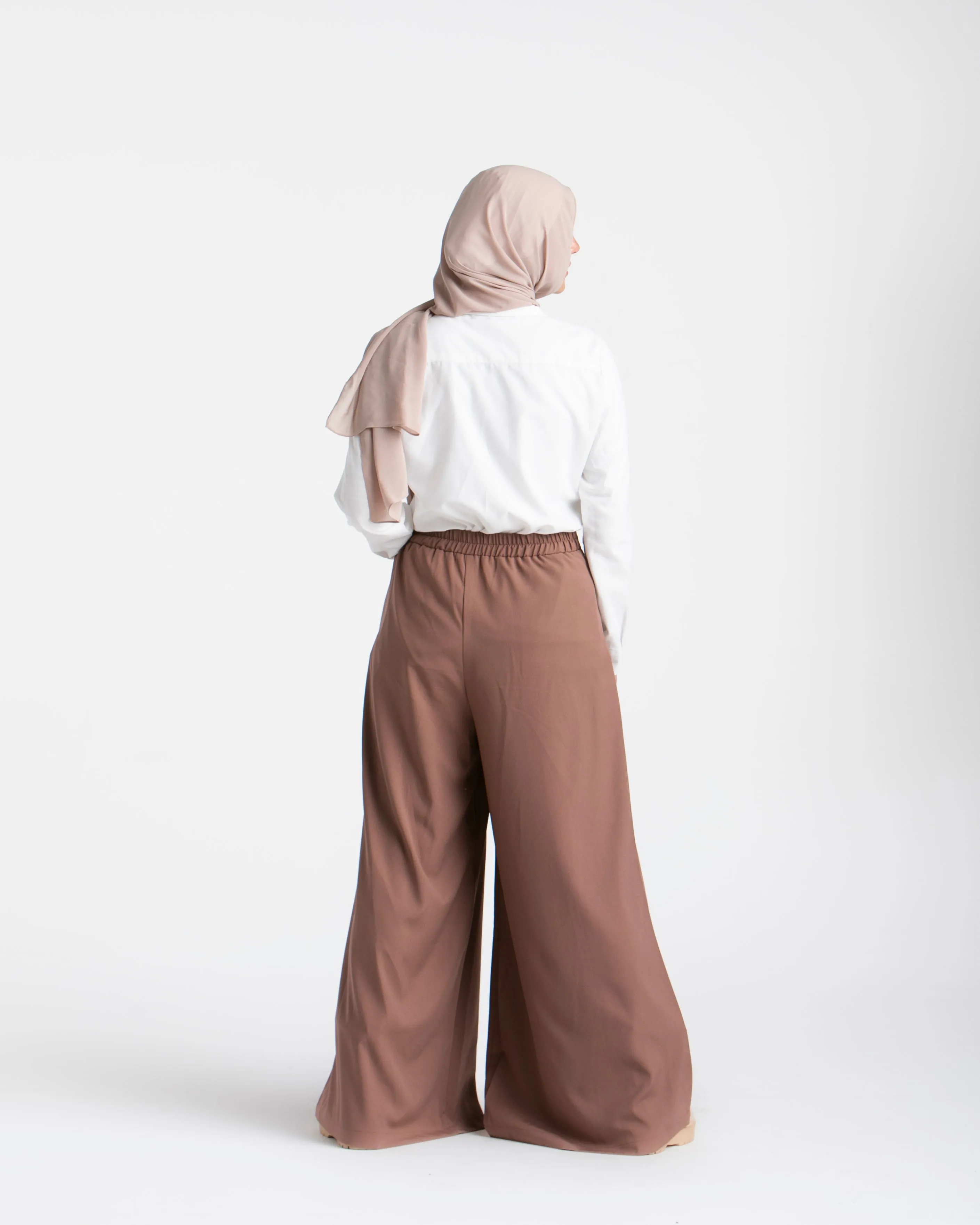 Wide Leg Pants Brown