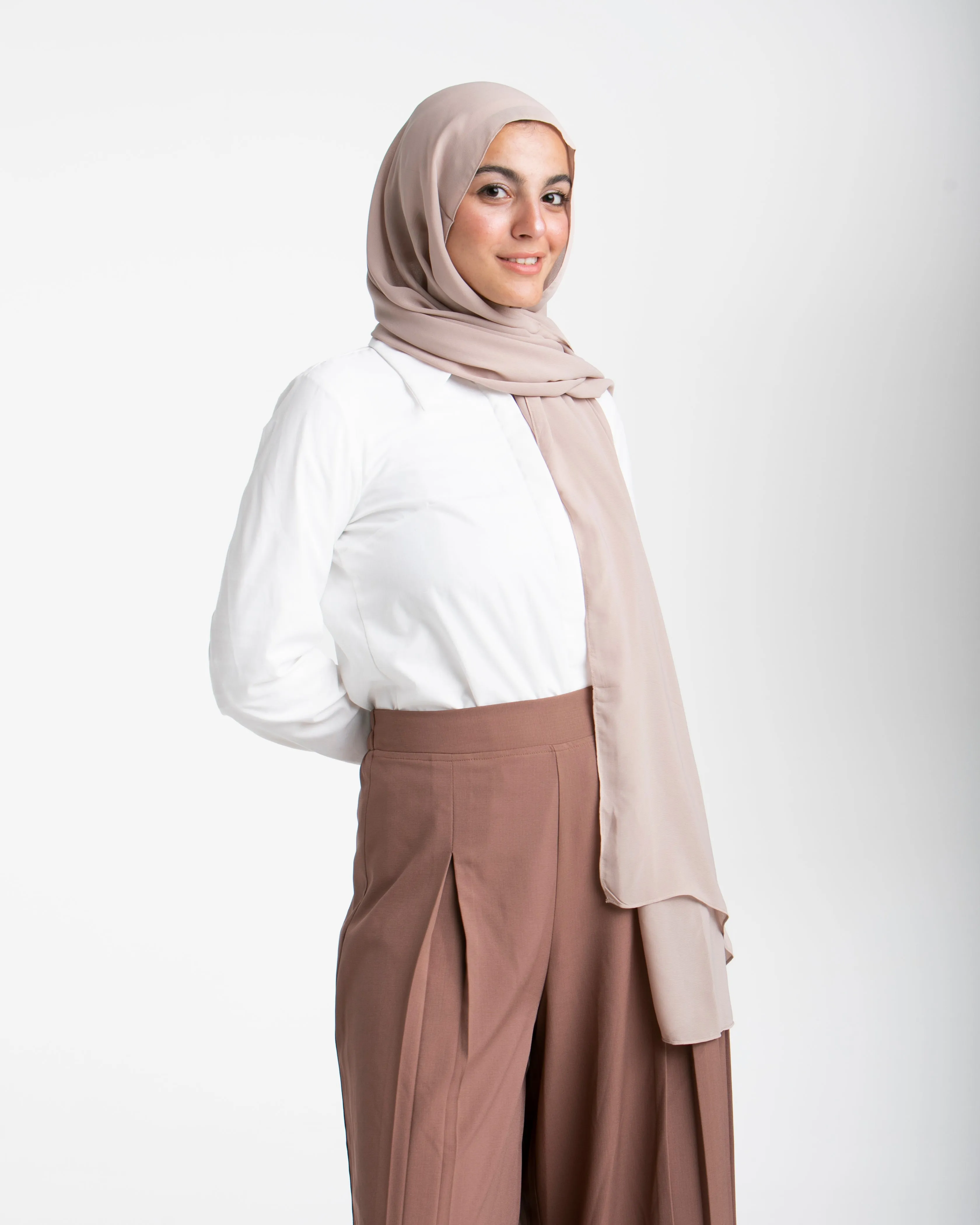 Wide Leg Pants Brown