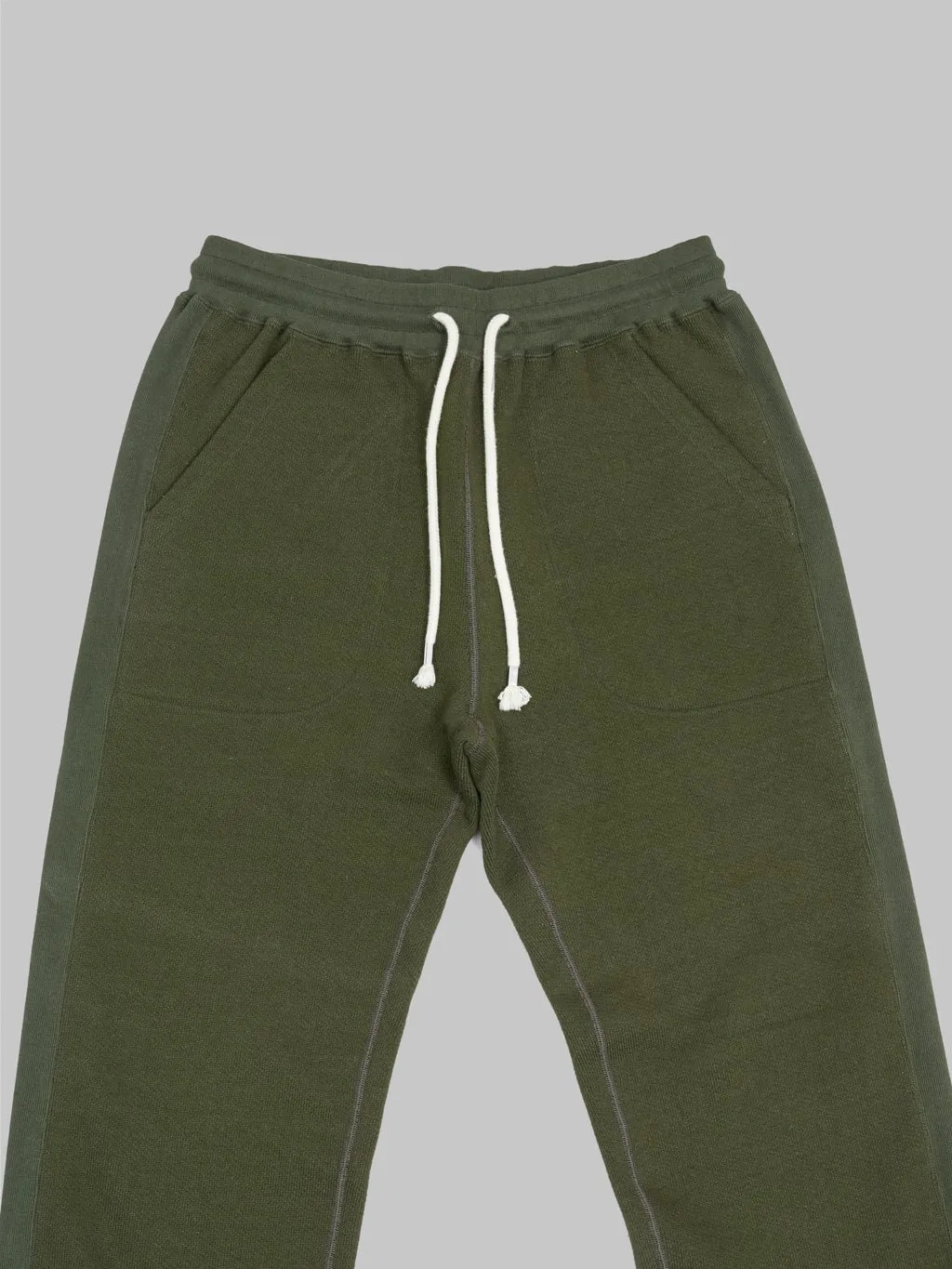 Wonder Looper 876gsm Double Heavyweight French Terry Sweatpants Khaki