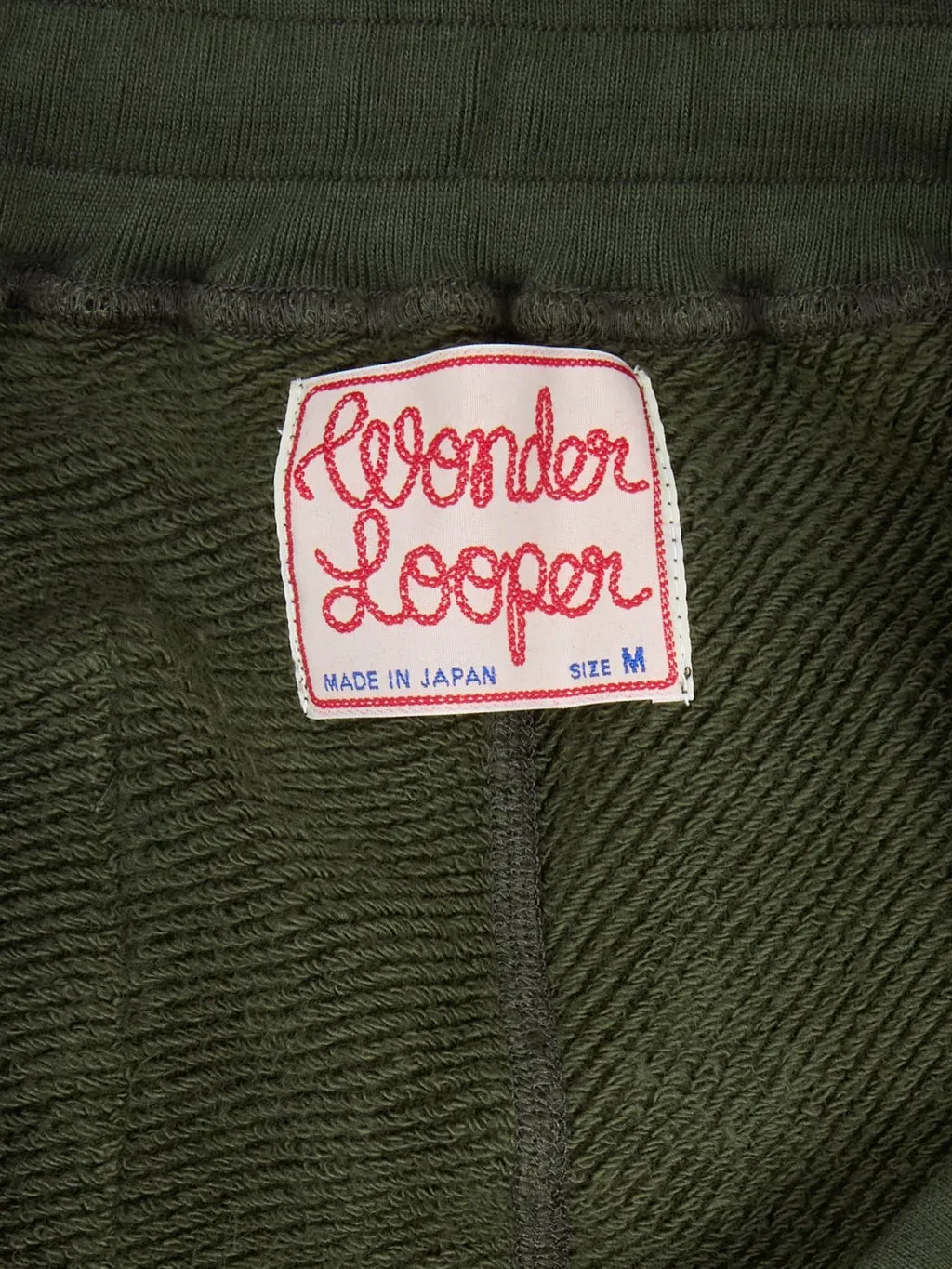 Wonder Looper 876gsm Double Heavyweight French Terry Sweatpants Khaki