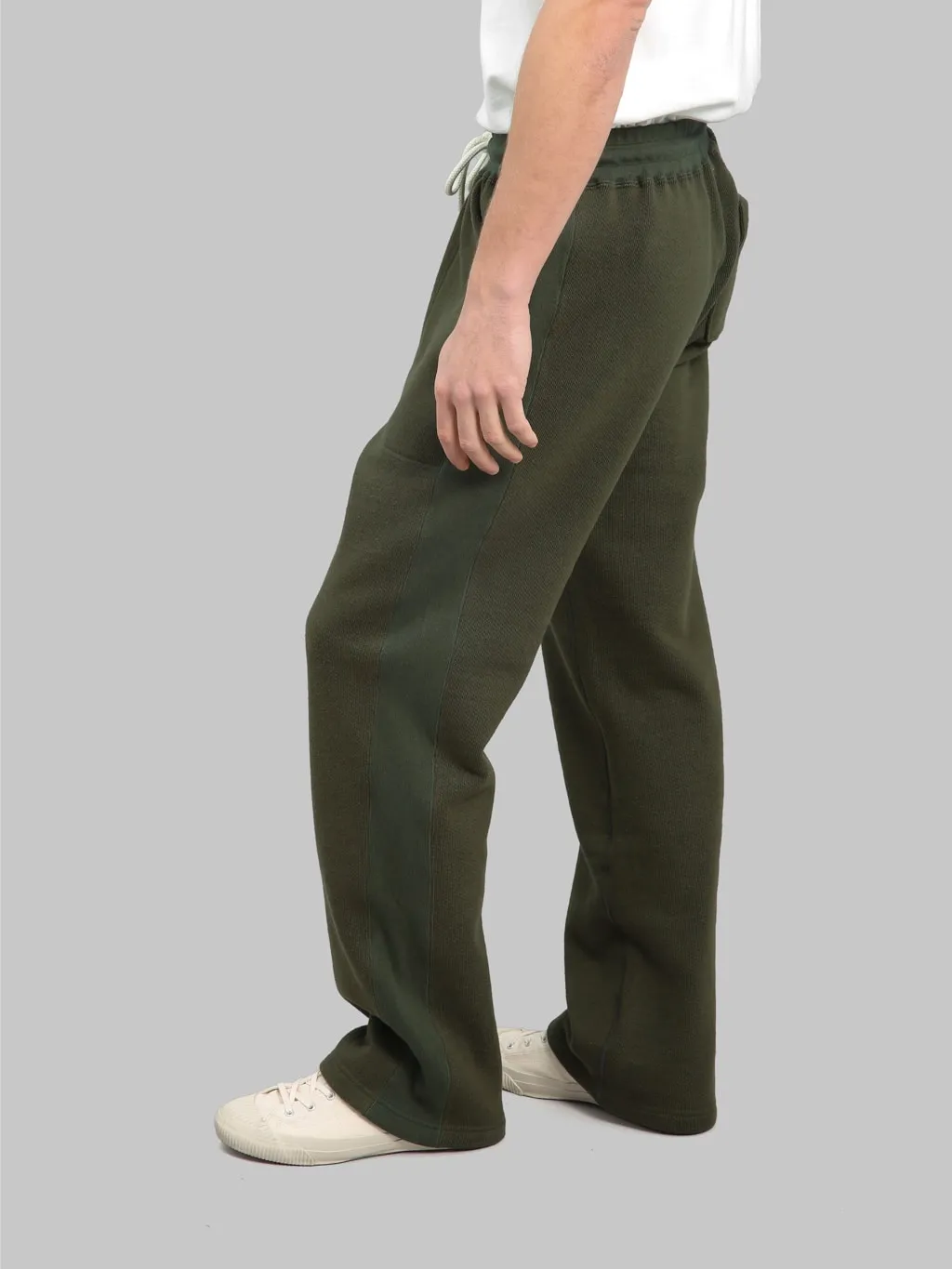 Wonder Looper 876gsm Double Heavyweight French Terry Sweatpants Khaki