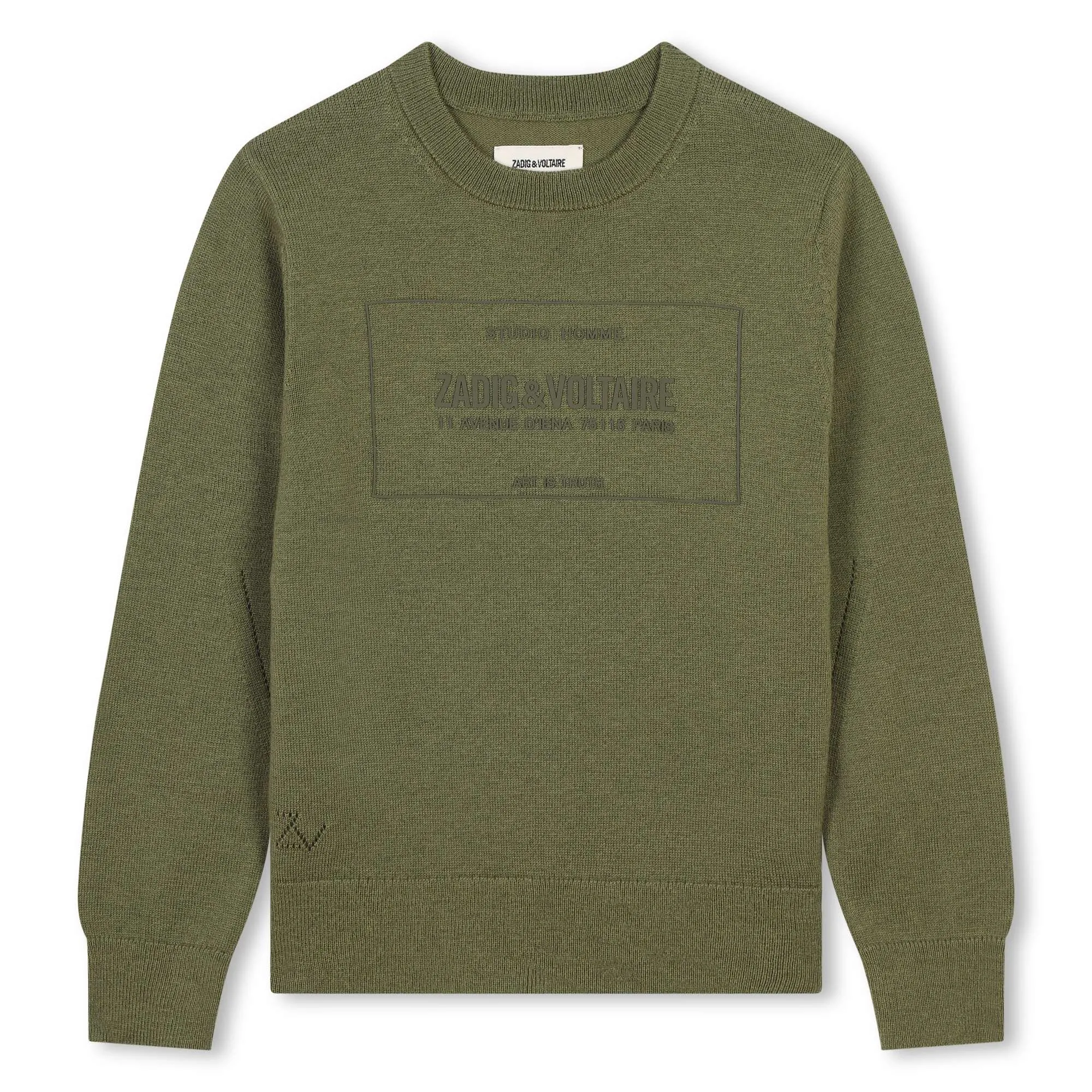 ZADIG & VOLTAIRE Z&V Classic Logo Pullover Sweater